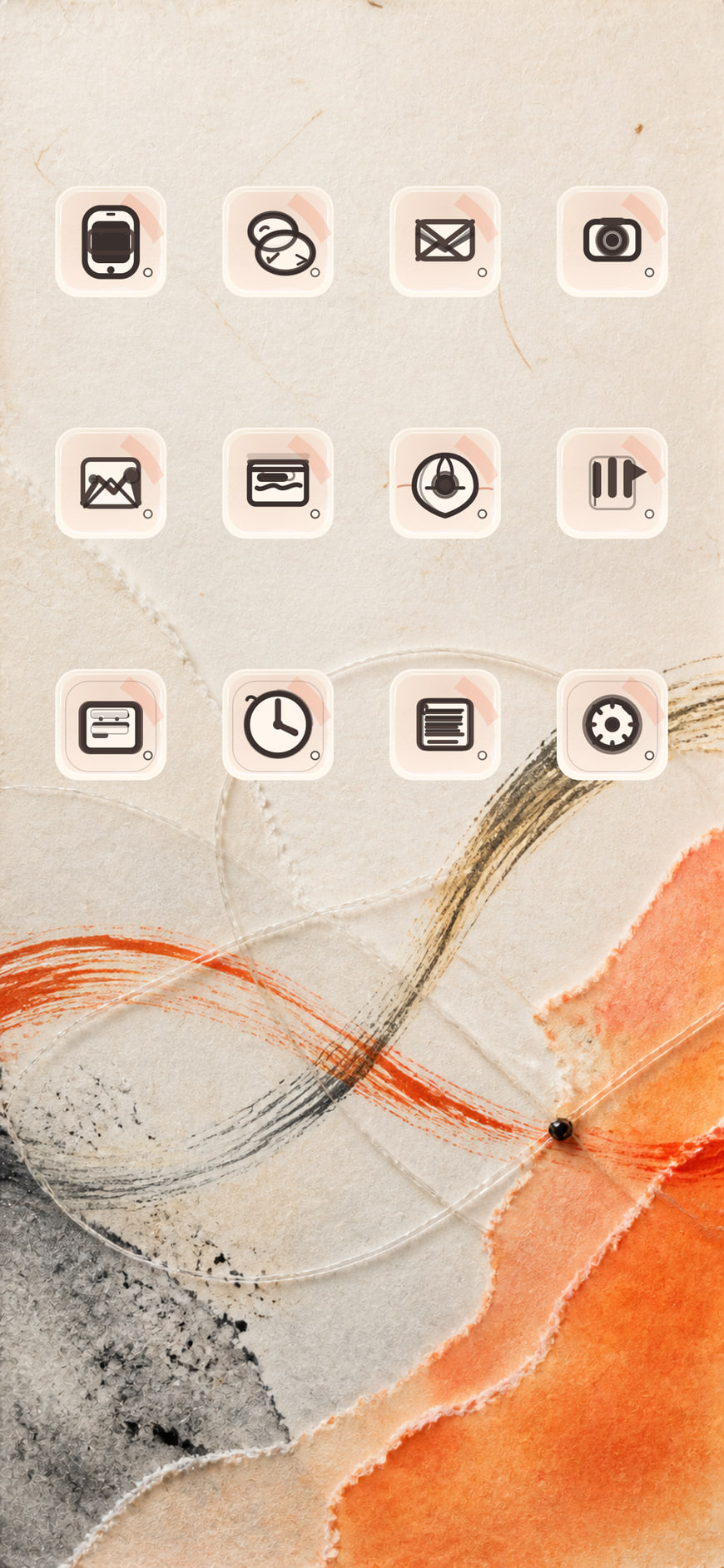 Ink Loom iPhone theme preview