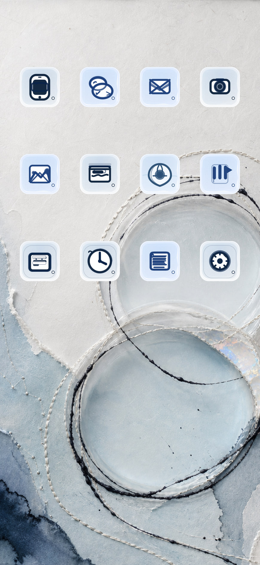 Natural Infinity iPhone theme preview